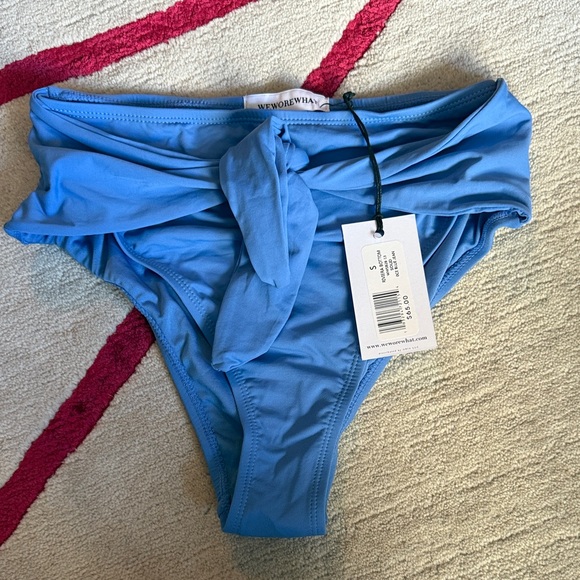 WeWoreWhat Sky Blue Bikini Bottom - Picture 1 of 6